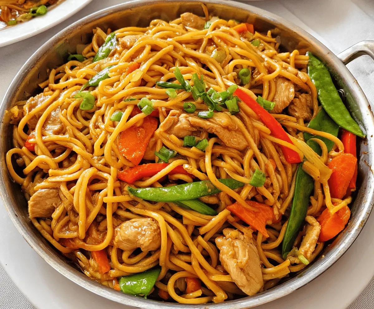 Easy and Delicious Chicken Lo Mein Recipe
