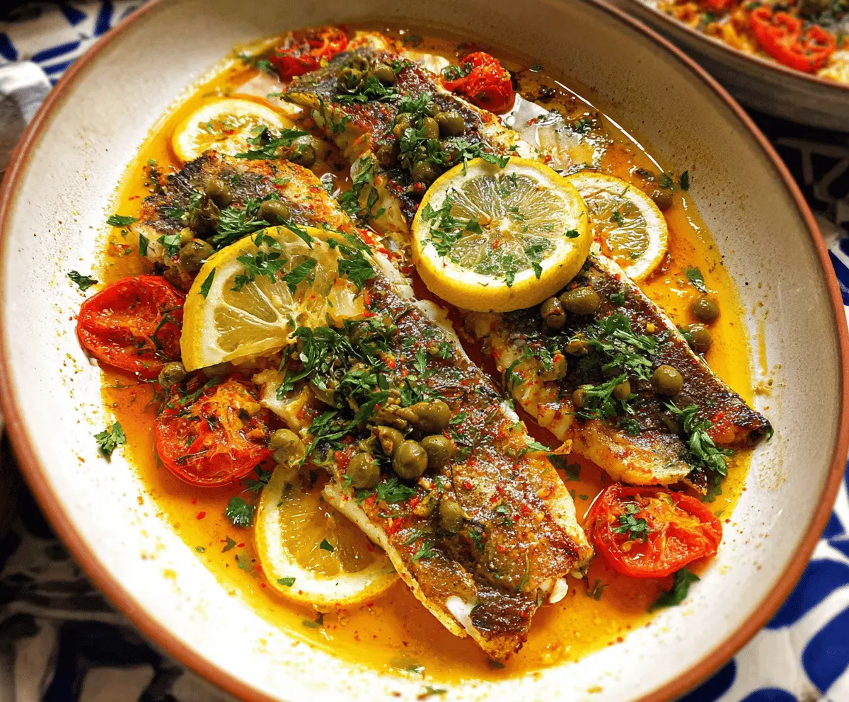 Easy Mediterranean Baked Fish Recipe