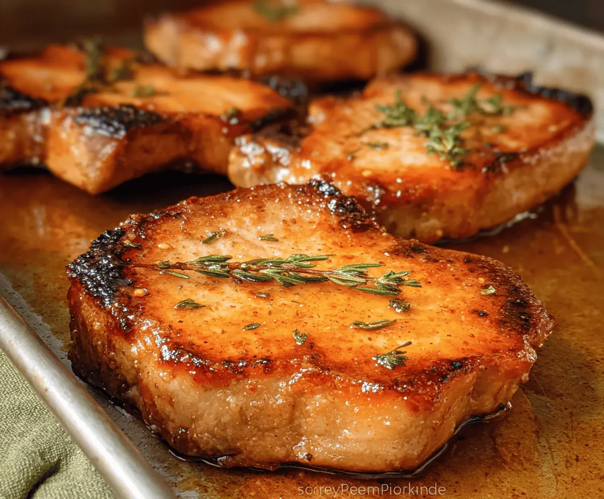 Juicy Baked Pork Chops Easy Recipe