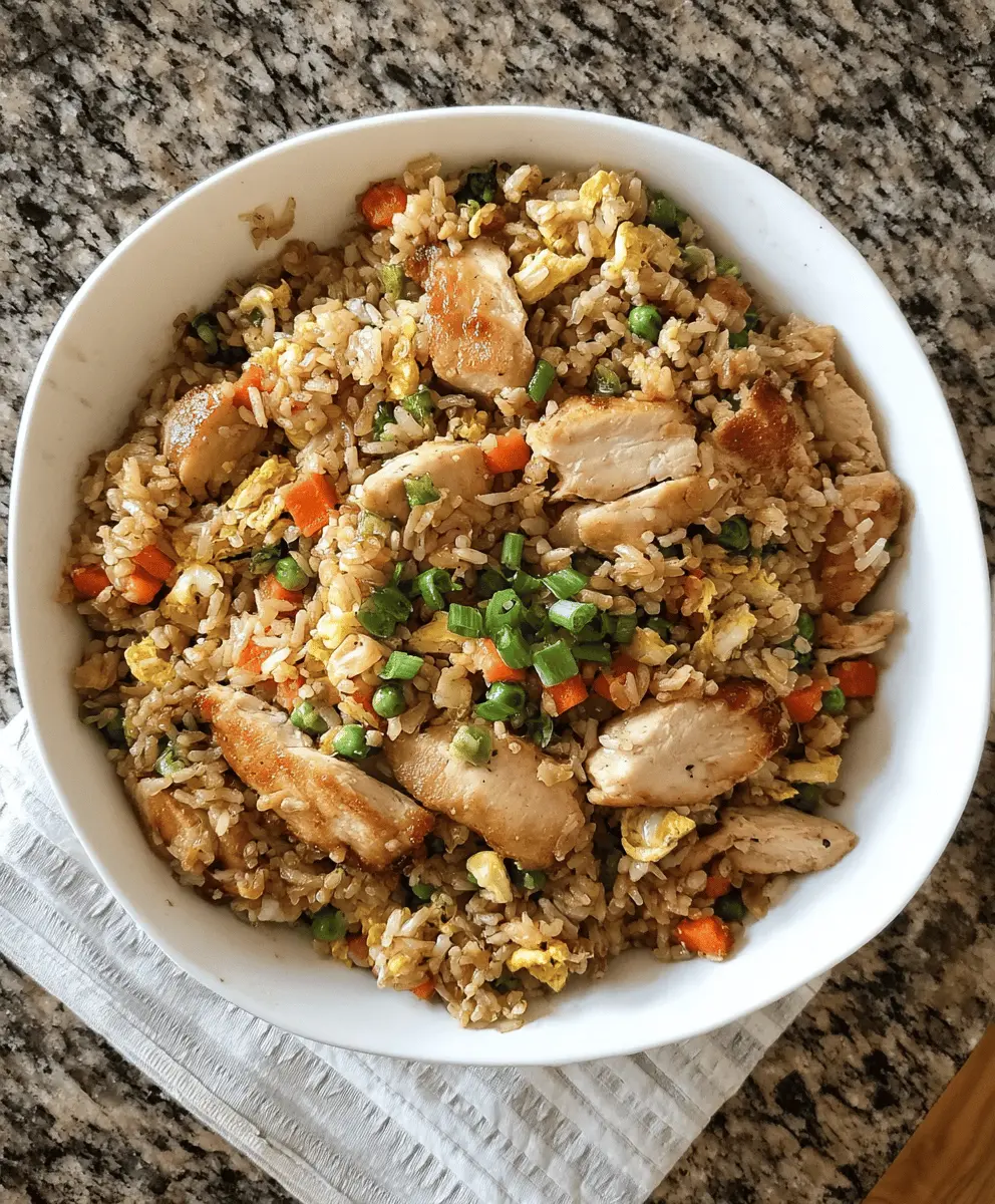 Easy Blackstone Chicken Fried Rice Recipe