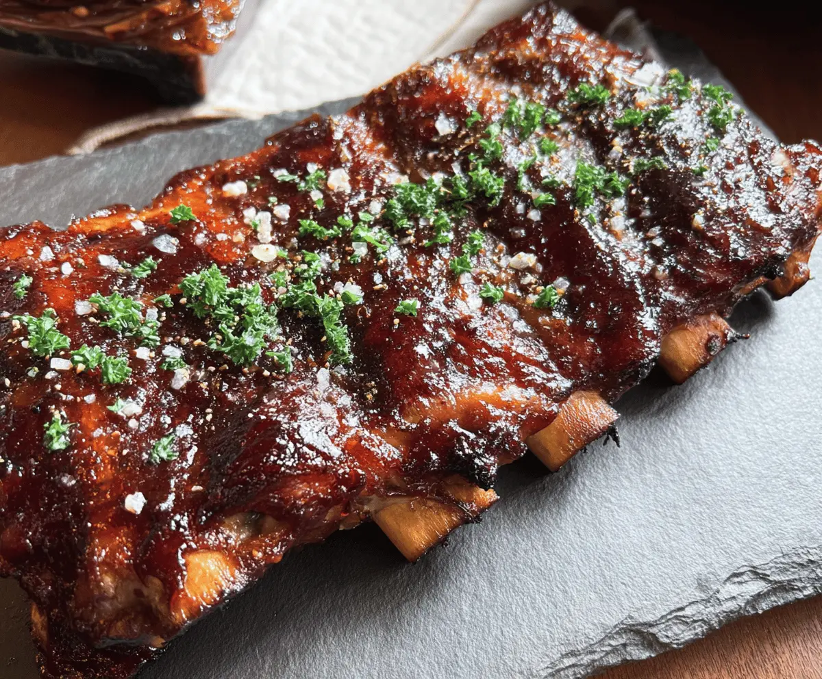 Easy Sweet and Sticky BBQ Ribs Recipe