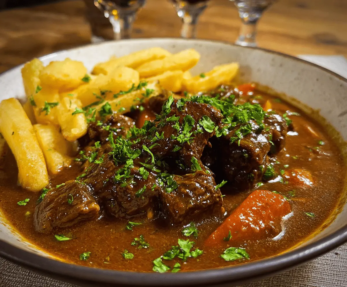 Easy Belgian-Style Slow-Cooked Beef Stew