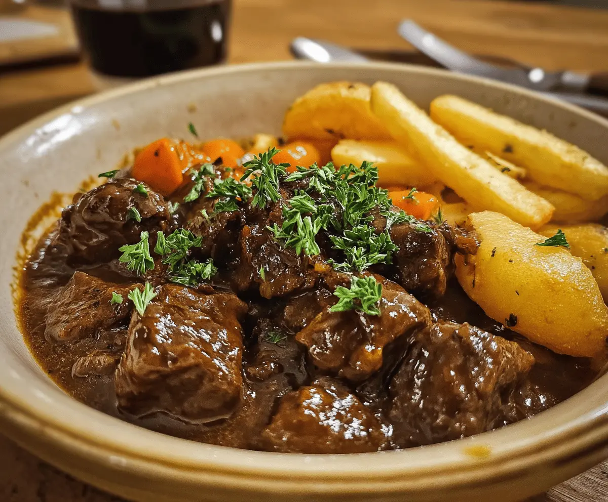 Easy Belgian-Style Slow-Cooked Beef Stew