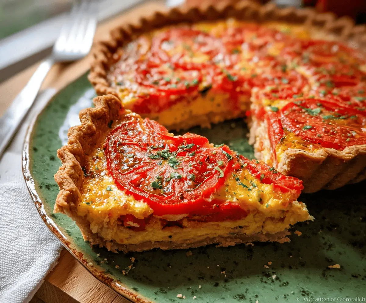 The Best Easy and Cheesy Tomato Pie Recipe