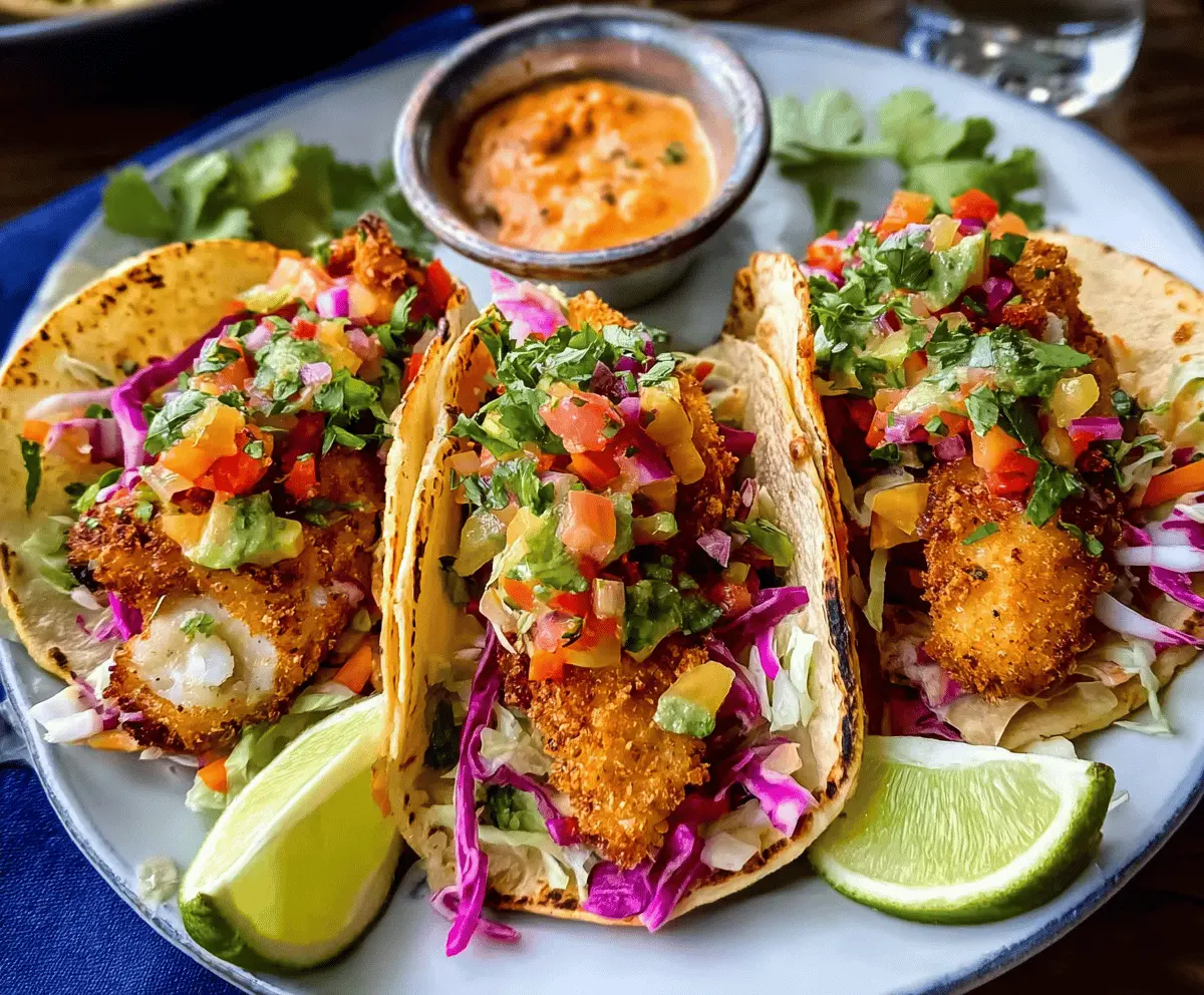 Easy Crispy Fish Tacos Recipe