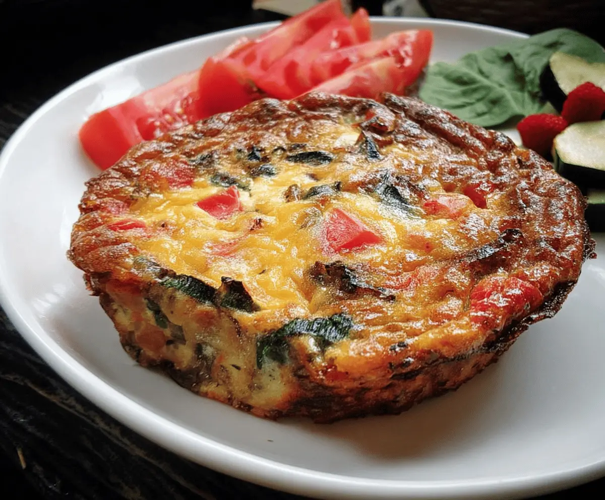 Easy Crustless Quiche With Fresh Summer Veggies