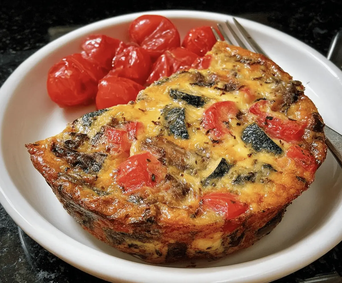 Easy Crustless Quiche With Fresh Summer Veggies