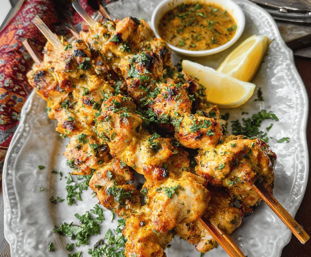 Easy Cowboy Butter Chicken Skewers Recipe