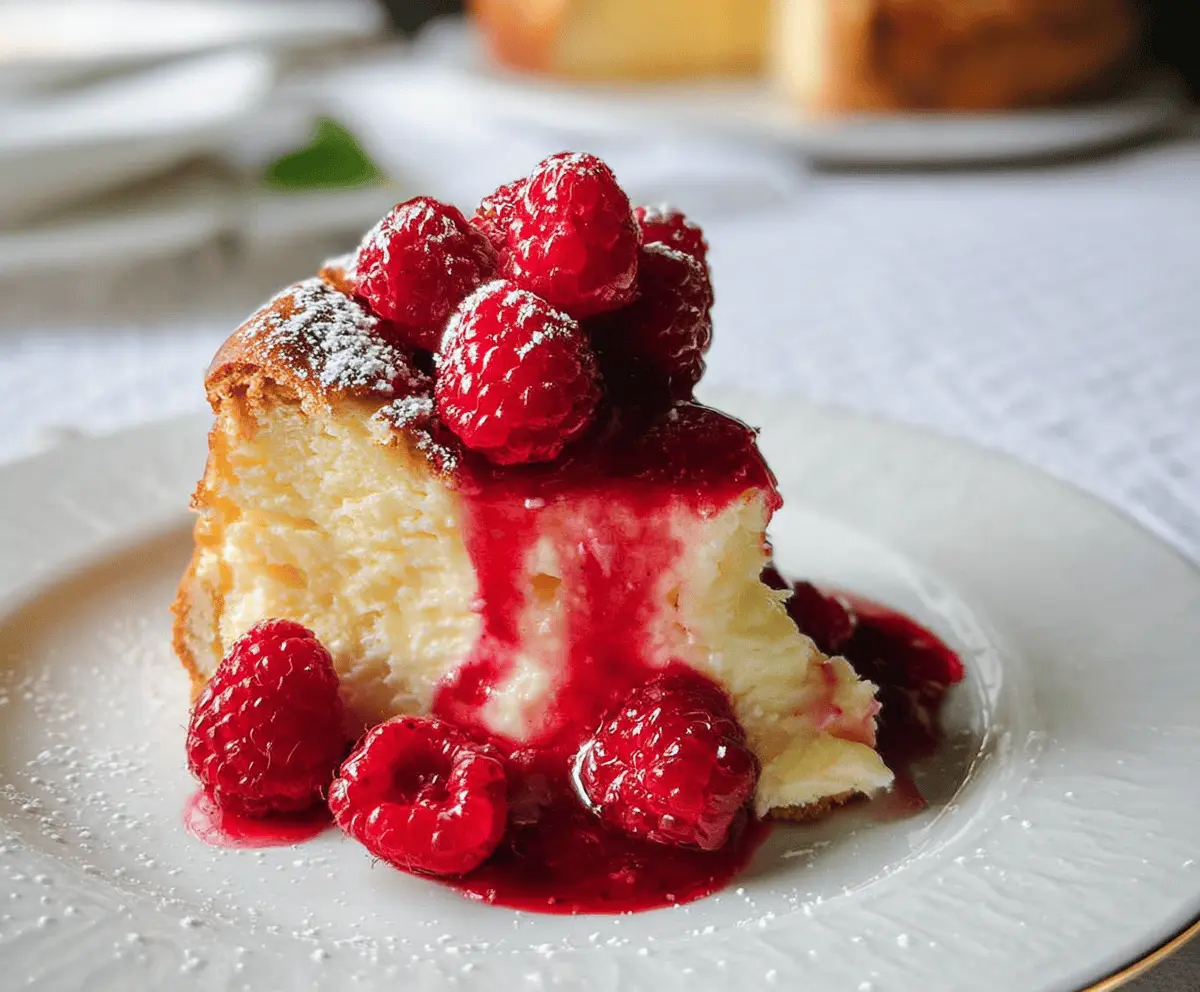 Easy Raspberry Lemon Soufflé Cheesecake Recipe