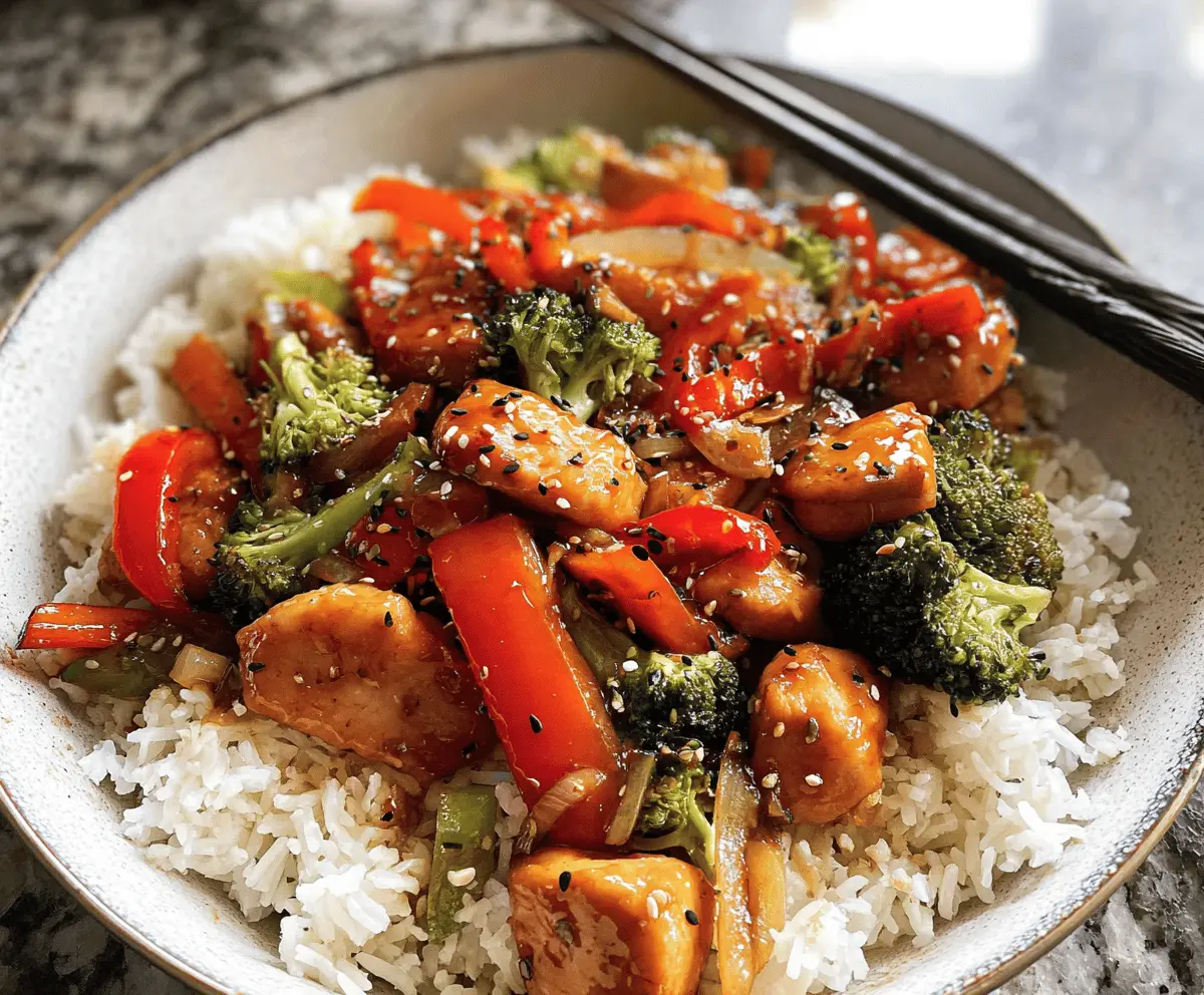 Easy Honey Garlic Chicken Stir Fry Recipe
