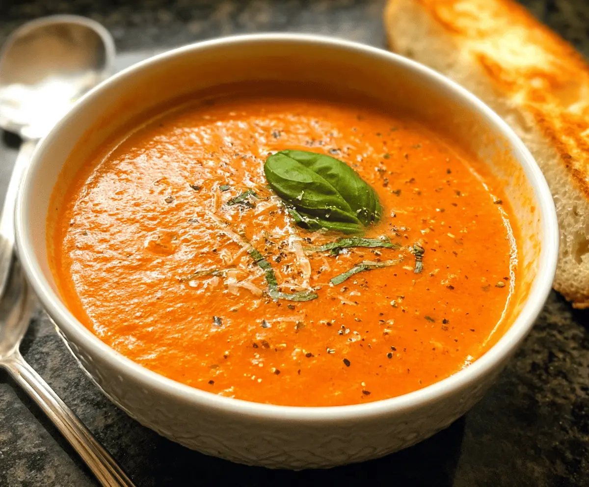 Easy Roasted Zucchini and Tomato Soup Recipe
