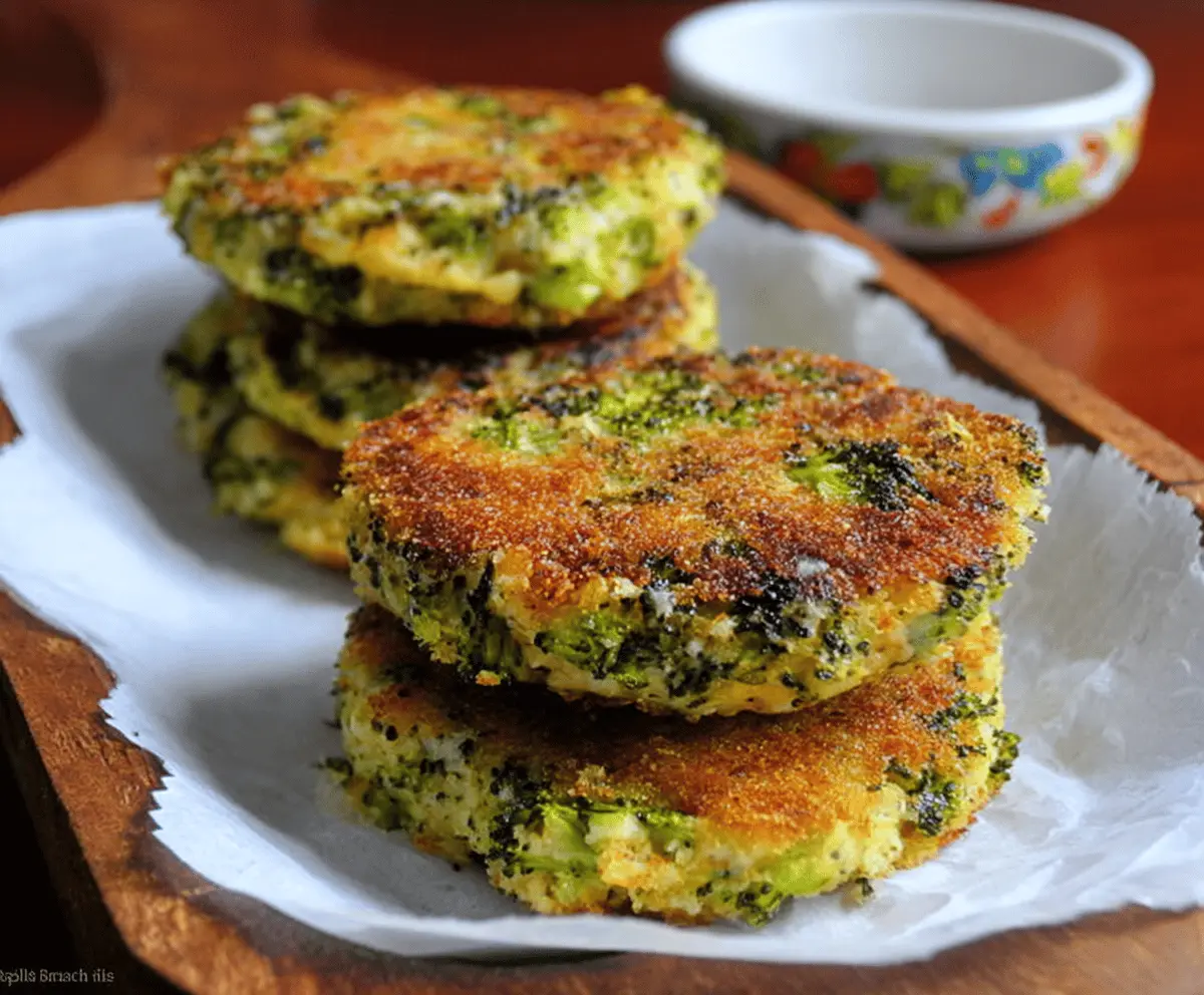 Easy Cheesy Broccoli Patties Recipe