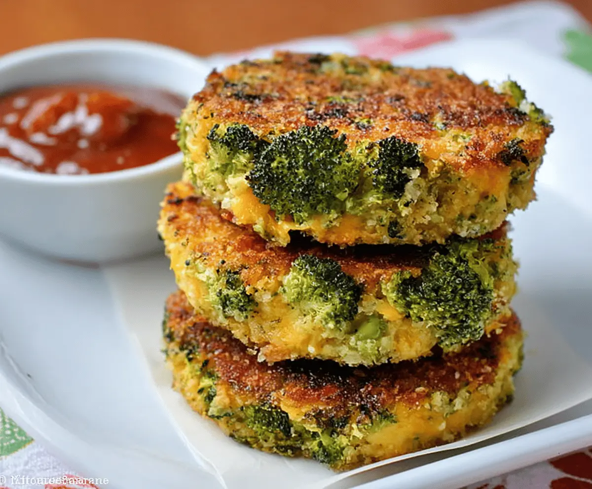 Easy Cheesy Broccoli Patties Recipe
