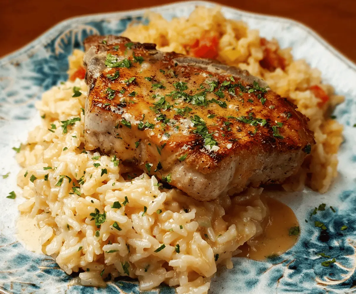Easy Southern Baked Pork Chops with Rice