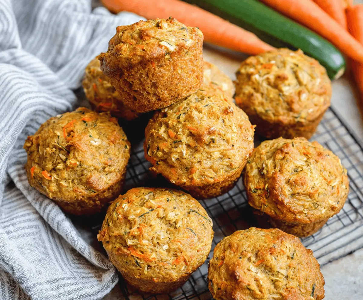 Moist Zucchini Carrot Muffins Recipe