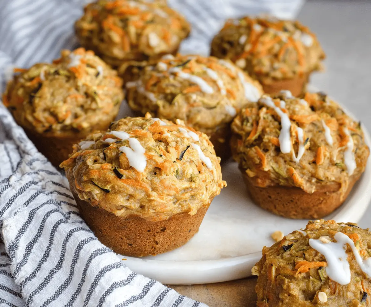 Moist Zucchini Carrot Muffins Recipe