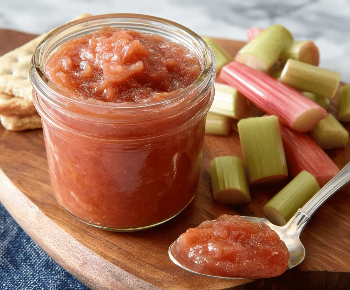 Easy Rhubarb Relish Recipe for Beginners