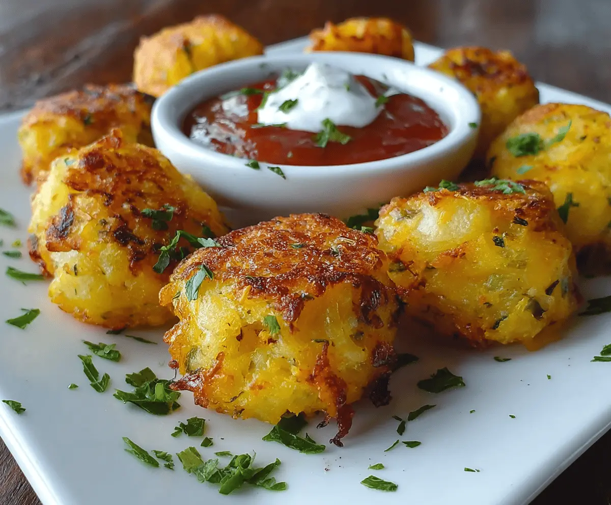 Crispy Yellow Squash Tots Recipe