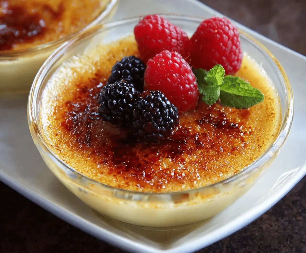Creamy Caribbean Creme Brûlée Recipe