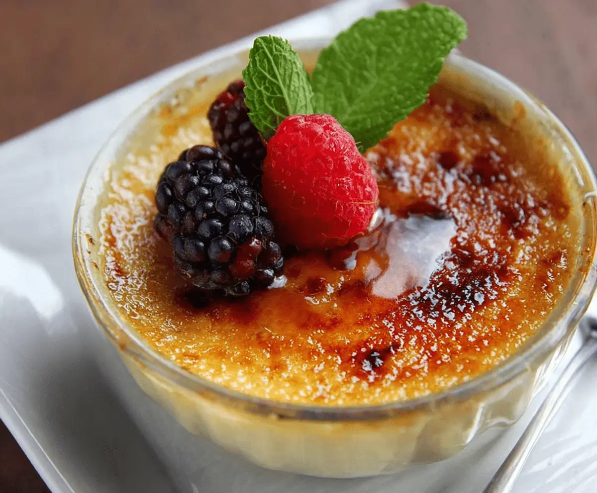 Creamy Caribbean Creme Brûlée Recipe