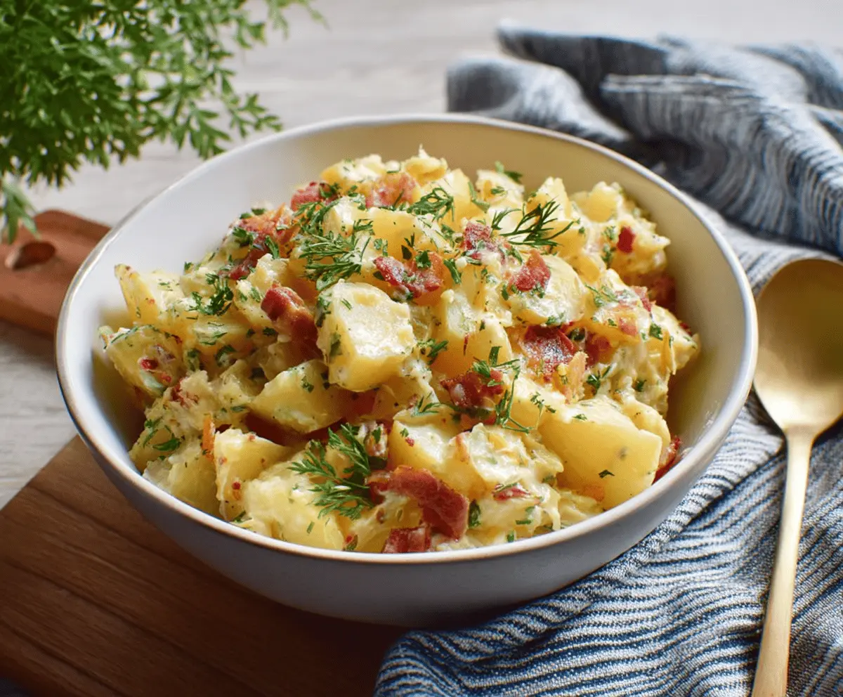 Easy Old-Fashioned German Potato Salad Recipe