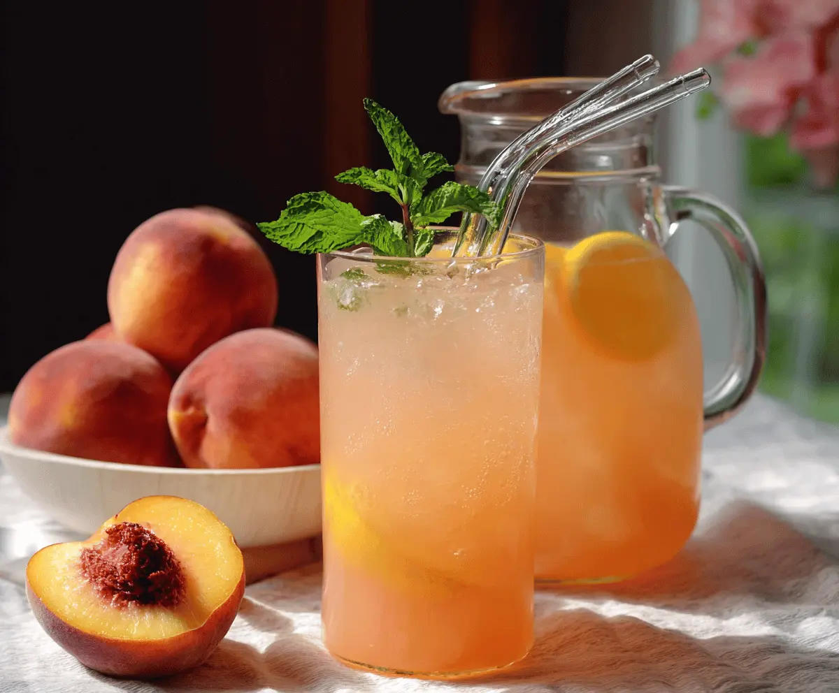 Refreshing Peach Lemonade Recipe for Summer