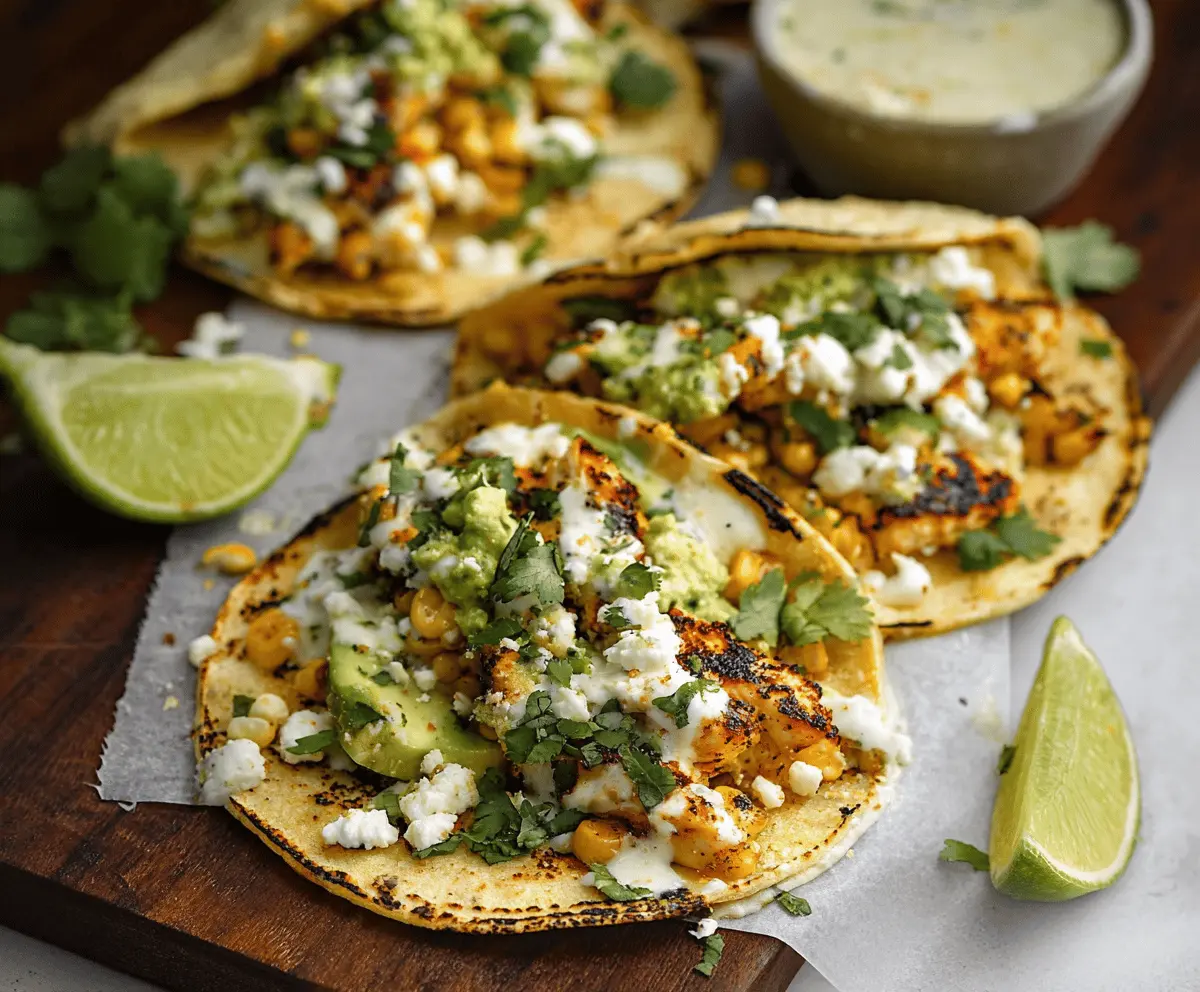 Easy Street Corn Chicken Tacos Recipe