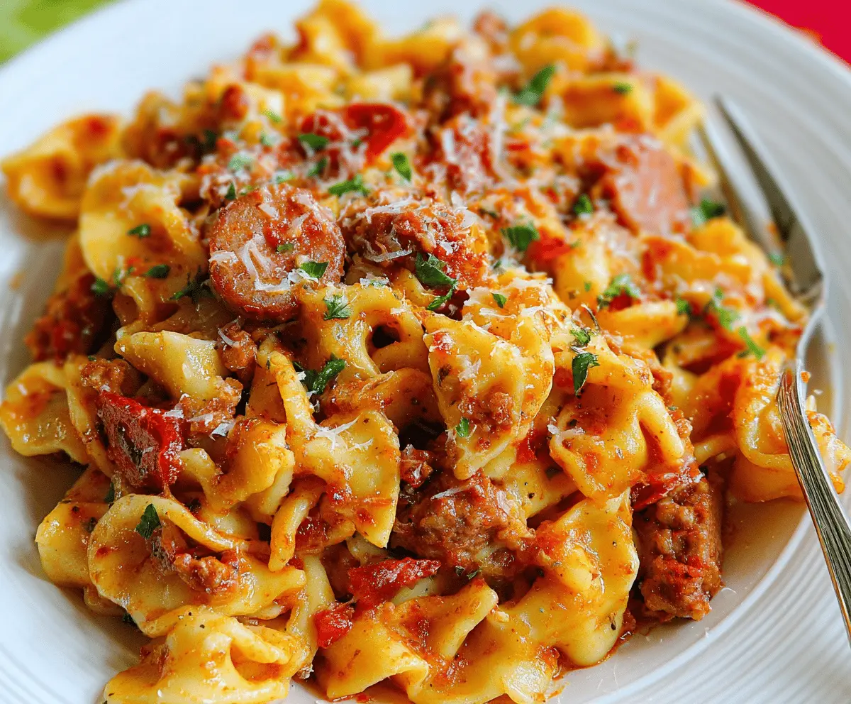 Spicy Sausage Pasta Recipe Perfect for Dinner