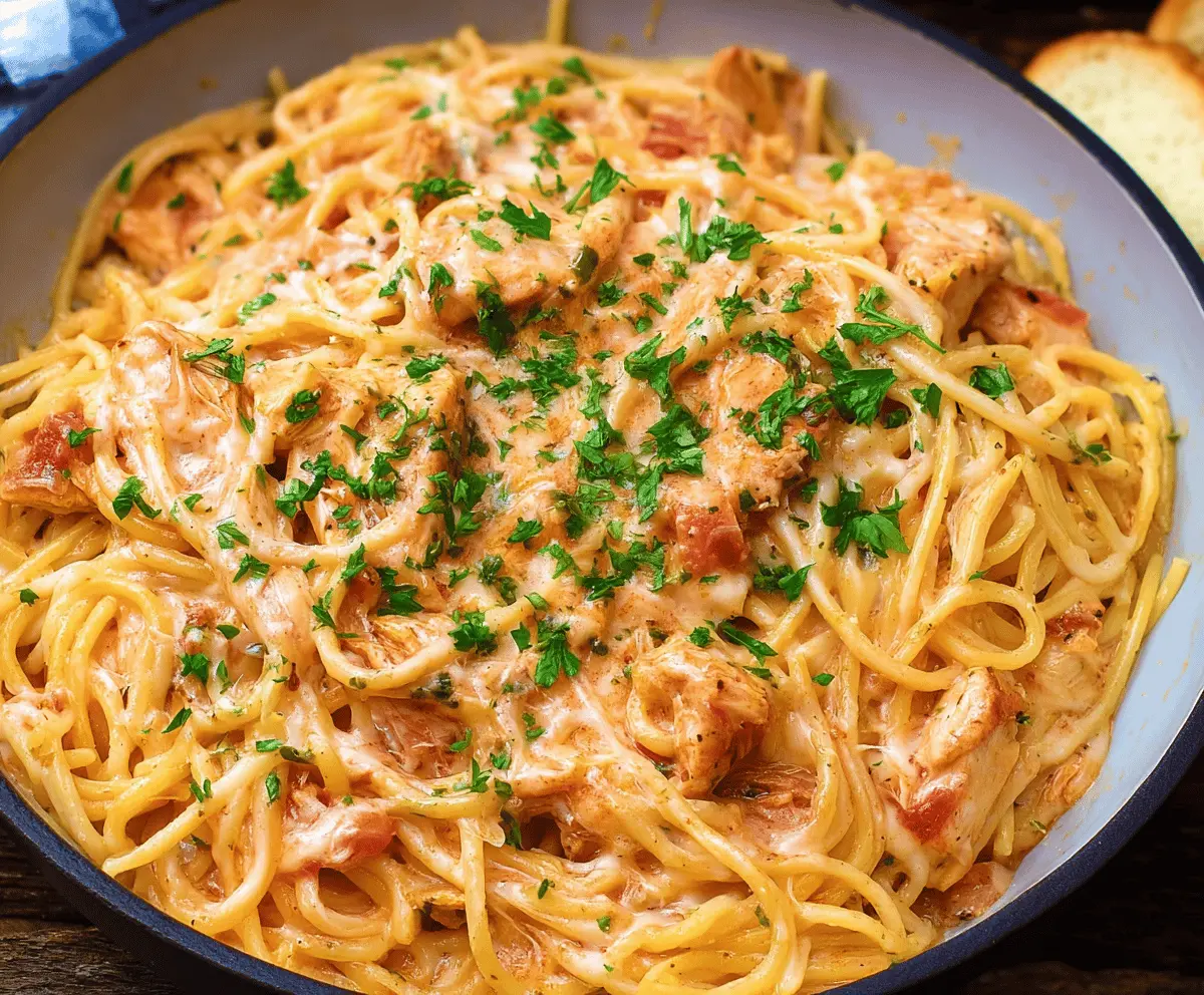 Creamy Chicken Spaghetti Recipe for Easy Dinners