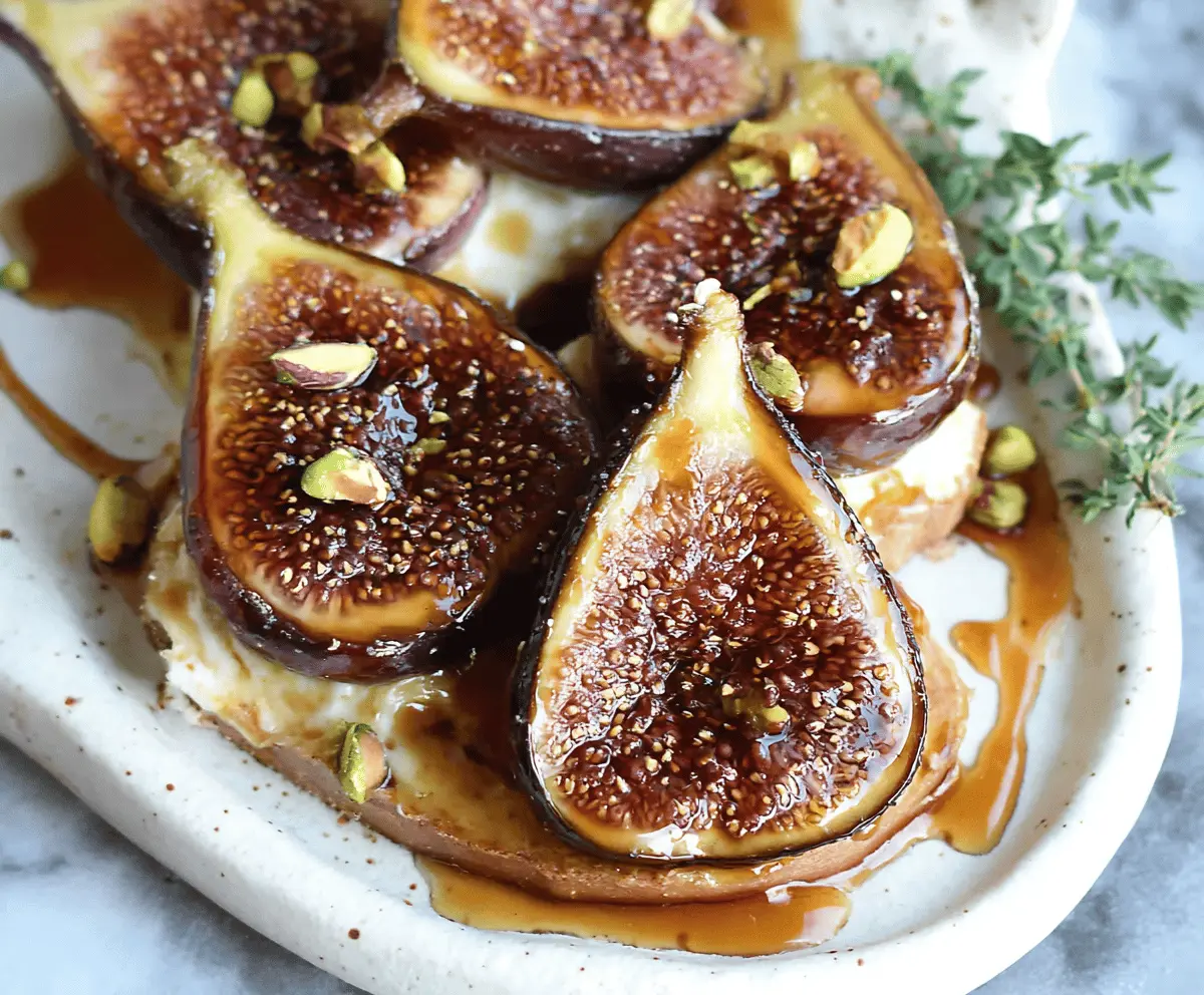 Easy Honey Balsamic Roasted Figs Recipe