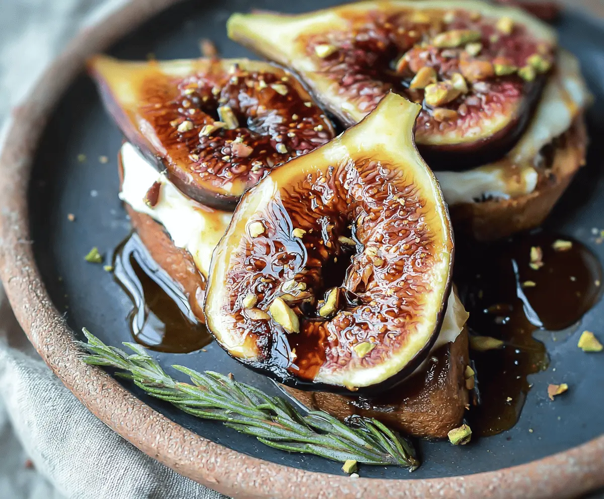 Easy Honey Balsamic Roasted Figs Recipe