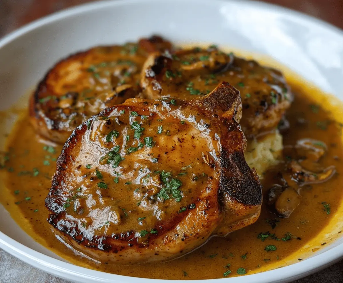 Perfect Skillet Pork Chops with Creamy Pan Gravy