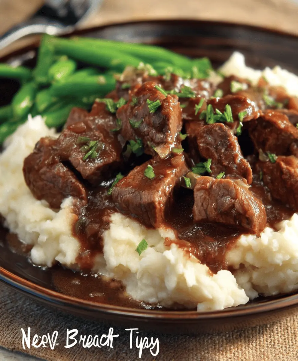 No-Peek Beef Tips with Tender, Juicy Flavor
