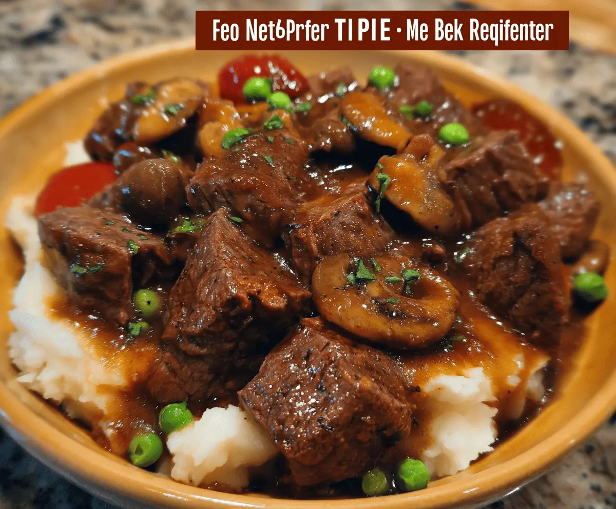 No-Peek Beef Tips with Tender, Juicy Flavor