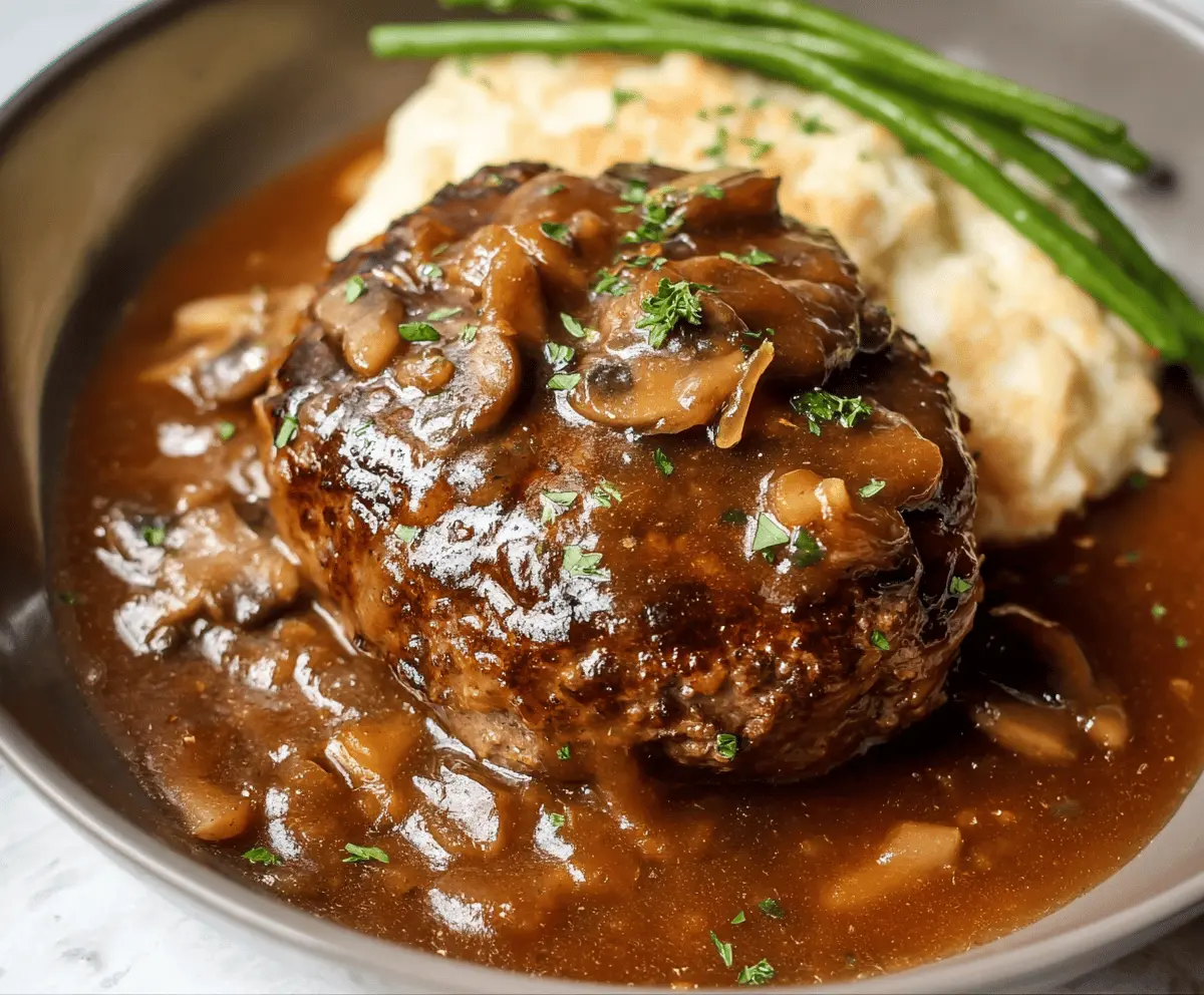 Easy Hamburger Steak With Savory Brown Gravy