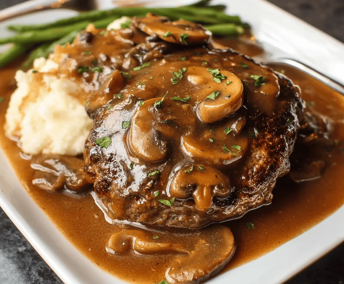 Easy Hamburger Steak With Savory Brown Gravy
