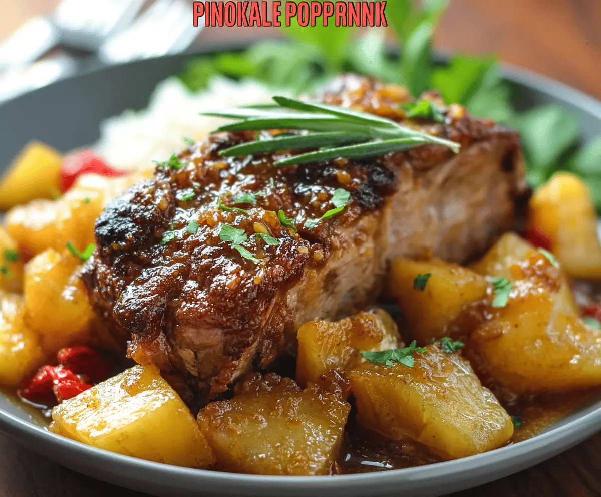Easy Slow Cooker Pineapple Pork Loin Recipe