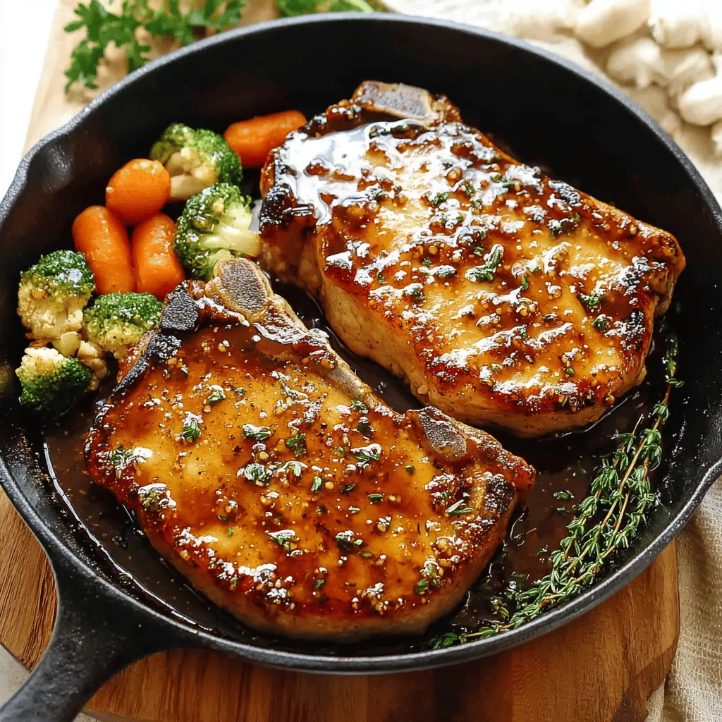 Maple Glazed Pork Chops with Sweet Flavor