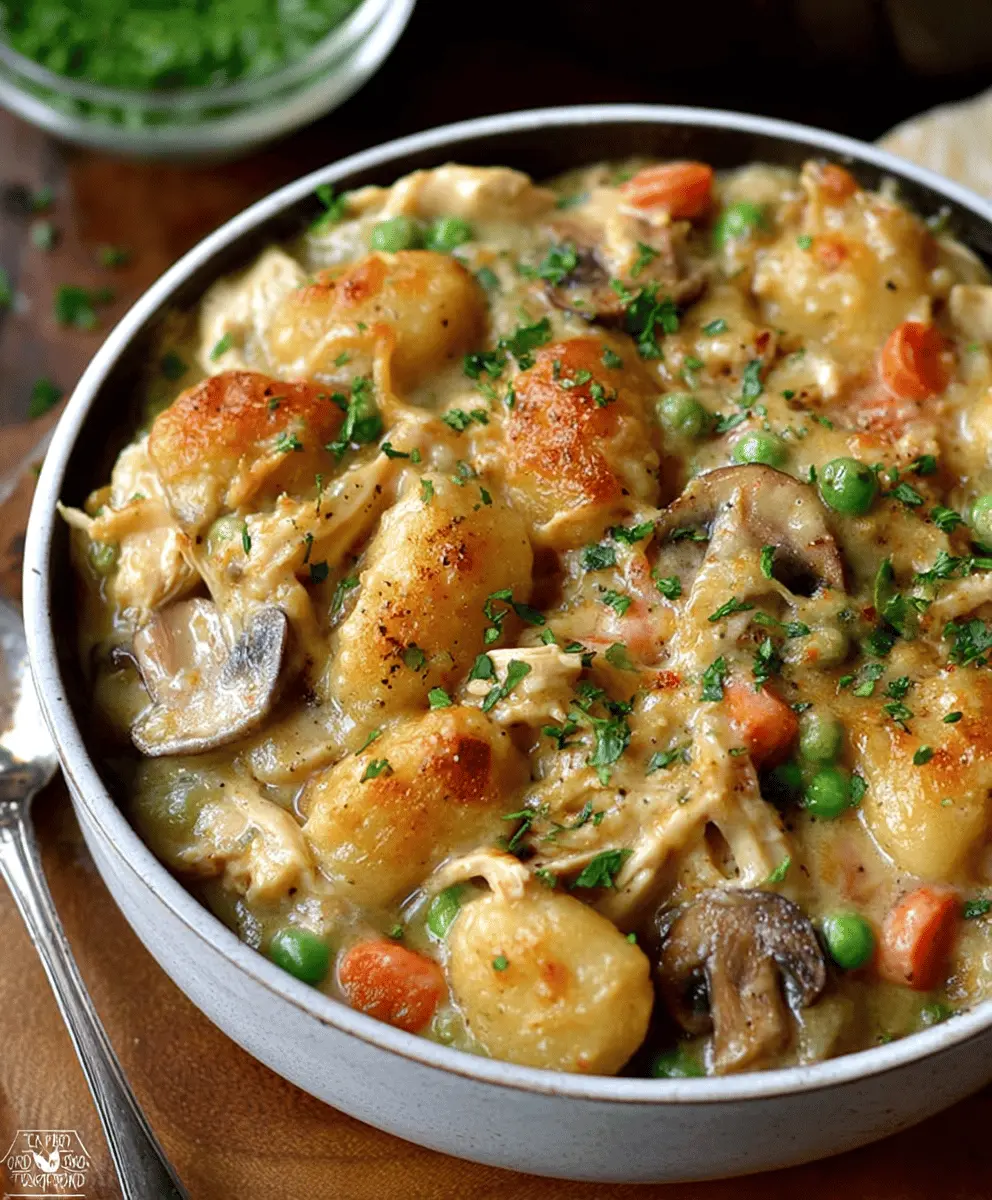 Easy One-Pot Gnocchi Chicken Pot Pie Recipe