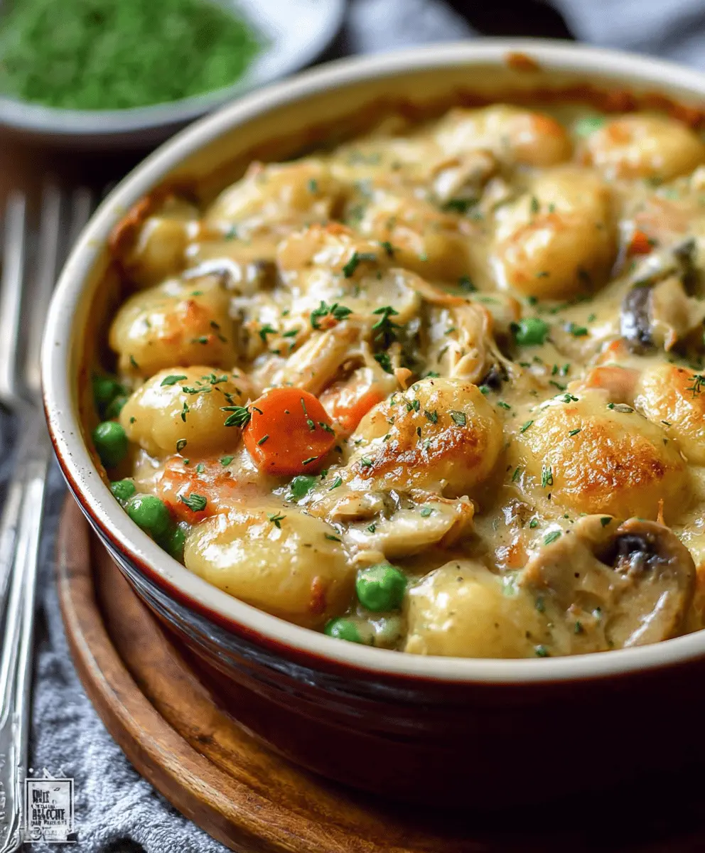 Easy One-Pot Gnocchi Chicken Pot Pie Recipe