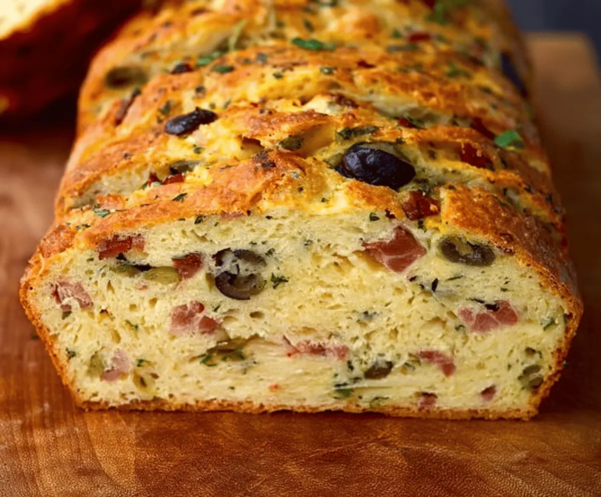 Olive, Bacon, and Cheese Bread Recipe for Savory Flavor