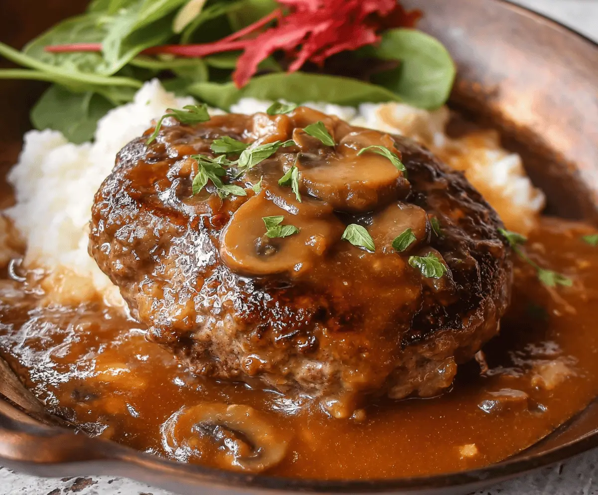 Classic Hamburger Steak Recipe with Savory Gravy