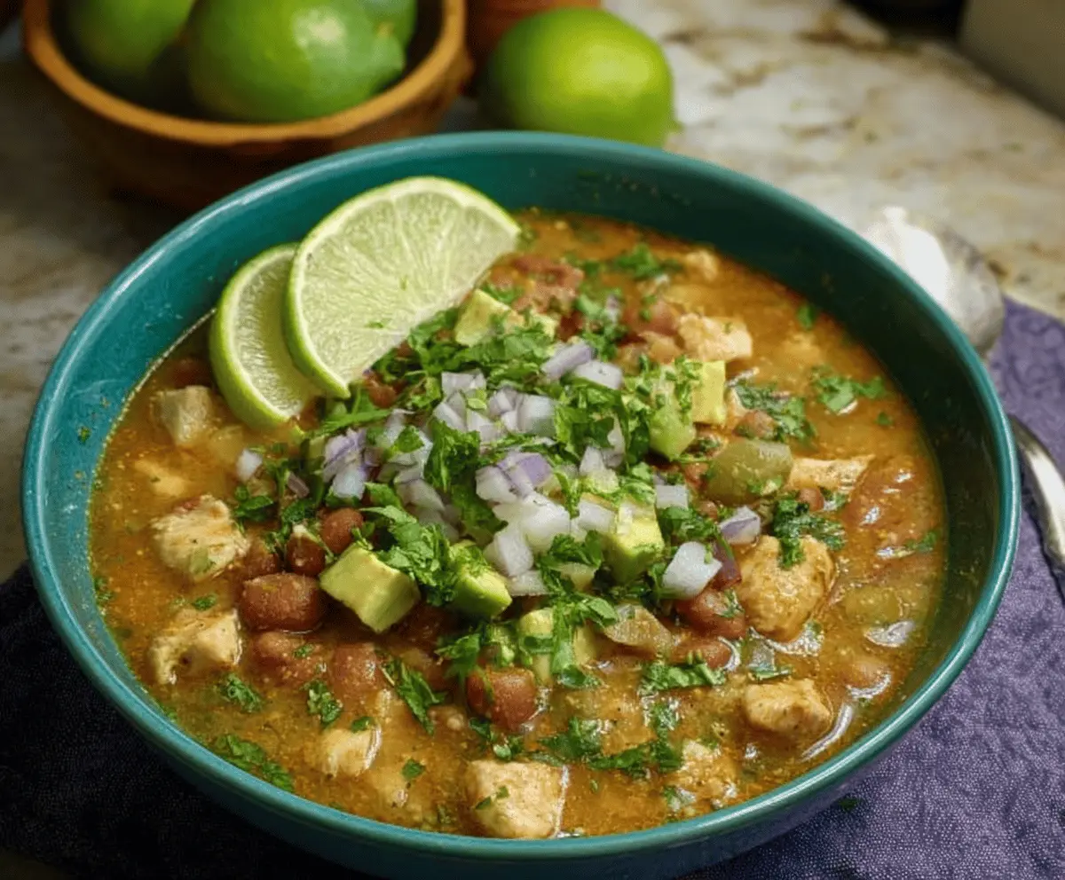 Lime Chicken Chili