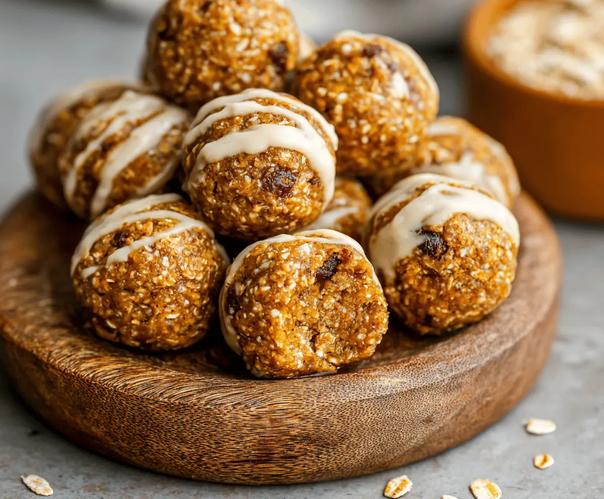 No-Bake Pumpkin Pie Energy Balls