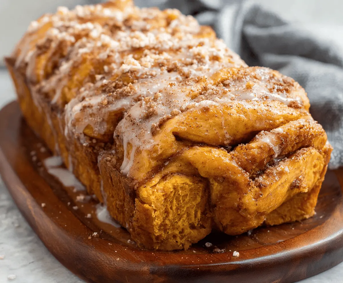 Pumpkin Pull-Apart Loaf
