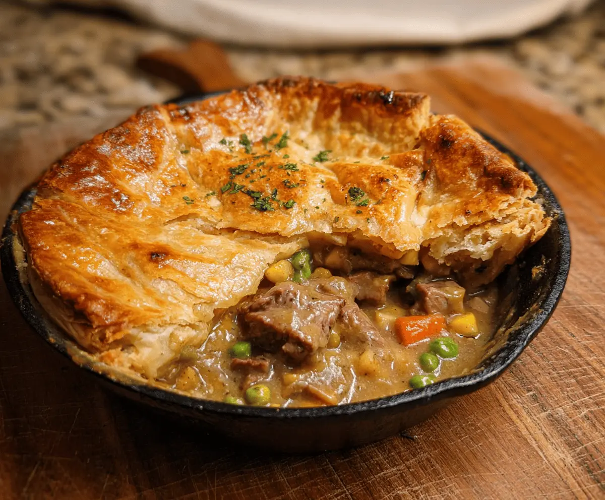 Beef Pot Pie 
