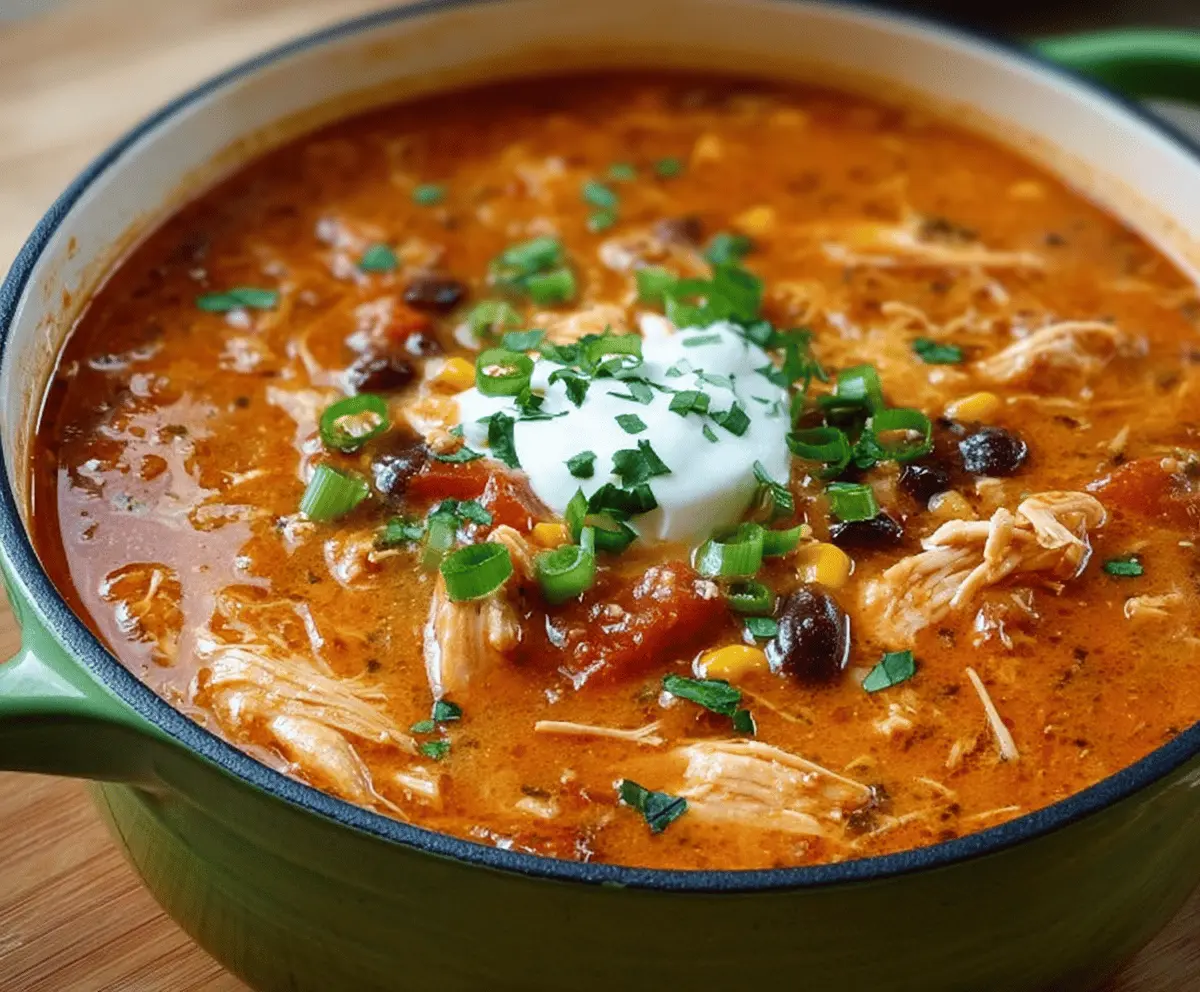 Chicken Enchilada Soup Recipe