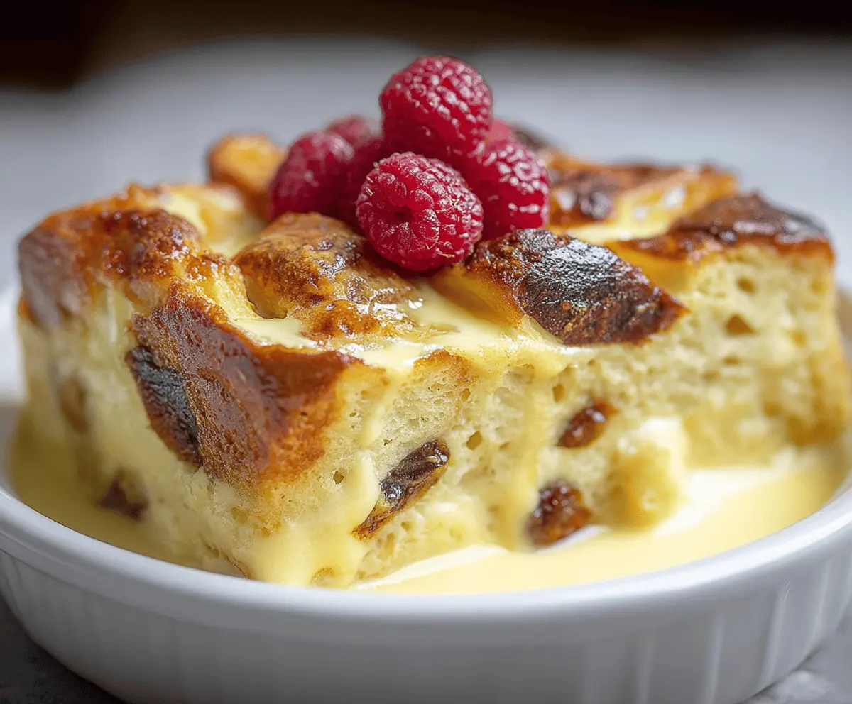 Custard Bread Pudding