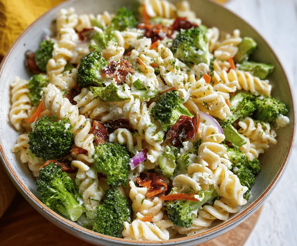Easy Broccoli Pasta Salad