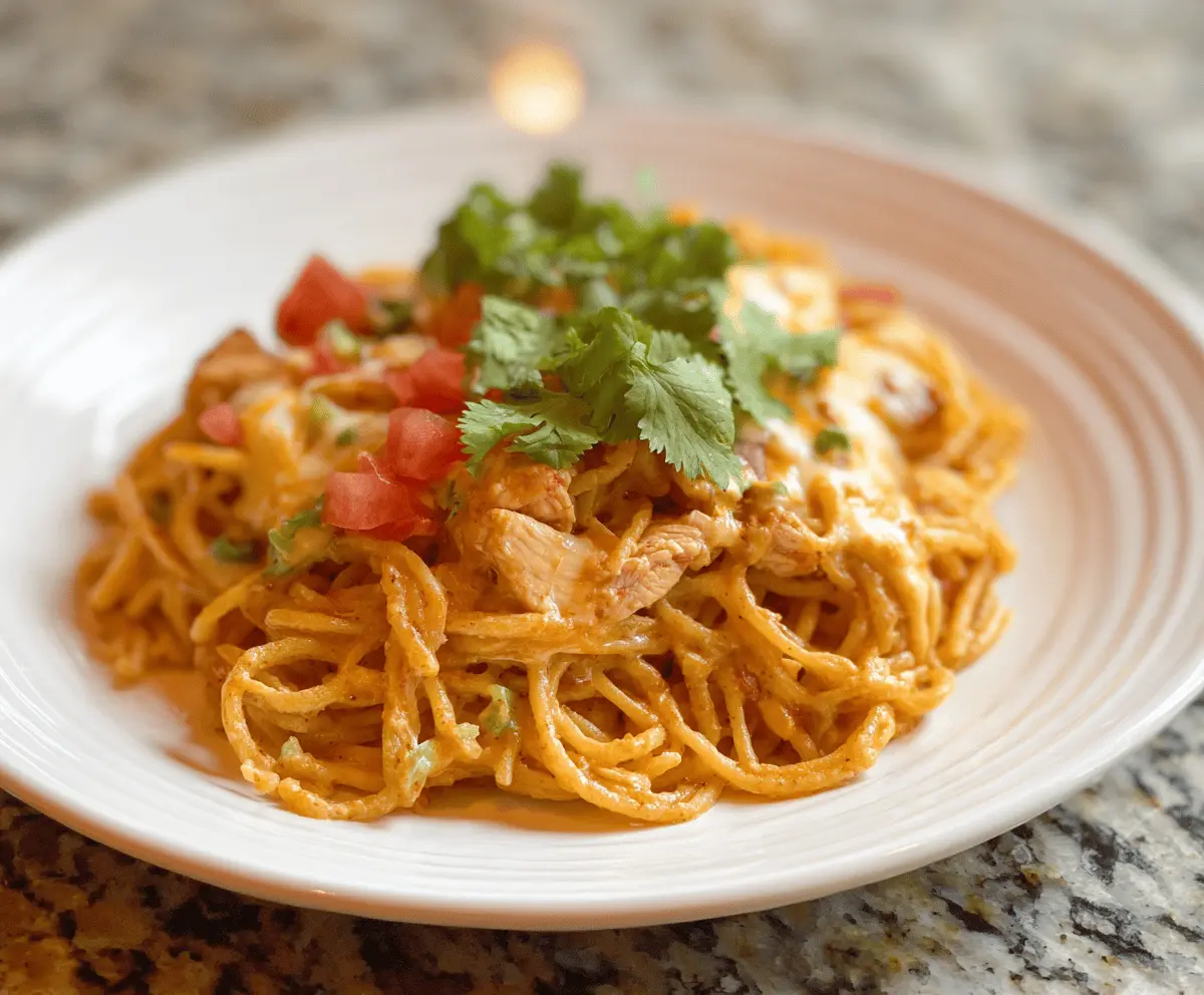 Easy Mexican Chicken Spaghetti Recipe